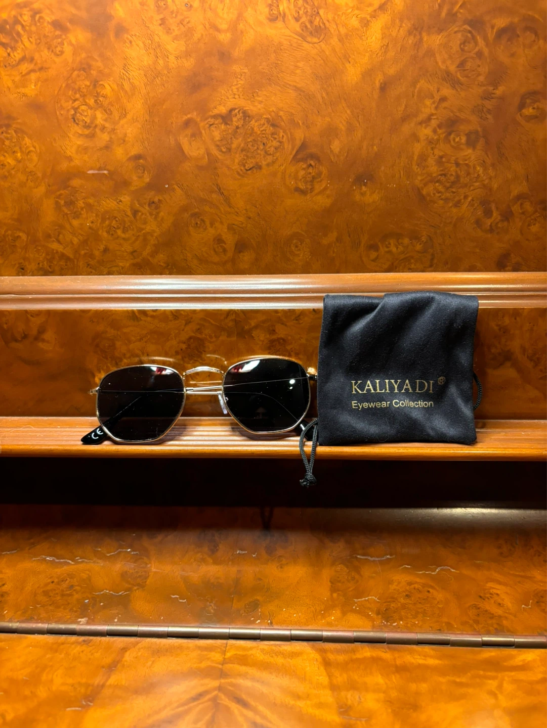 Brand New KALIYADI Geometric Sunglasses – w/ pouch