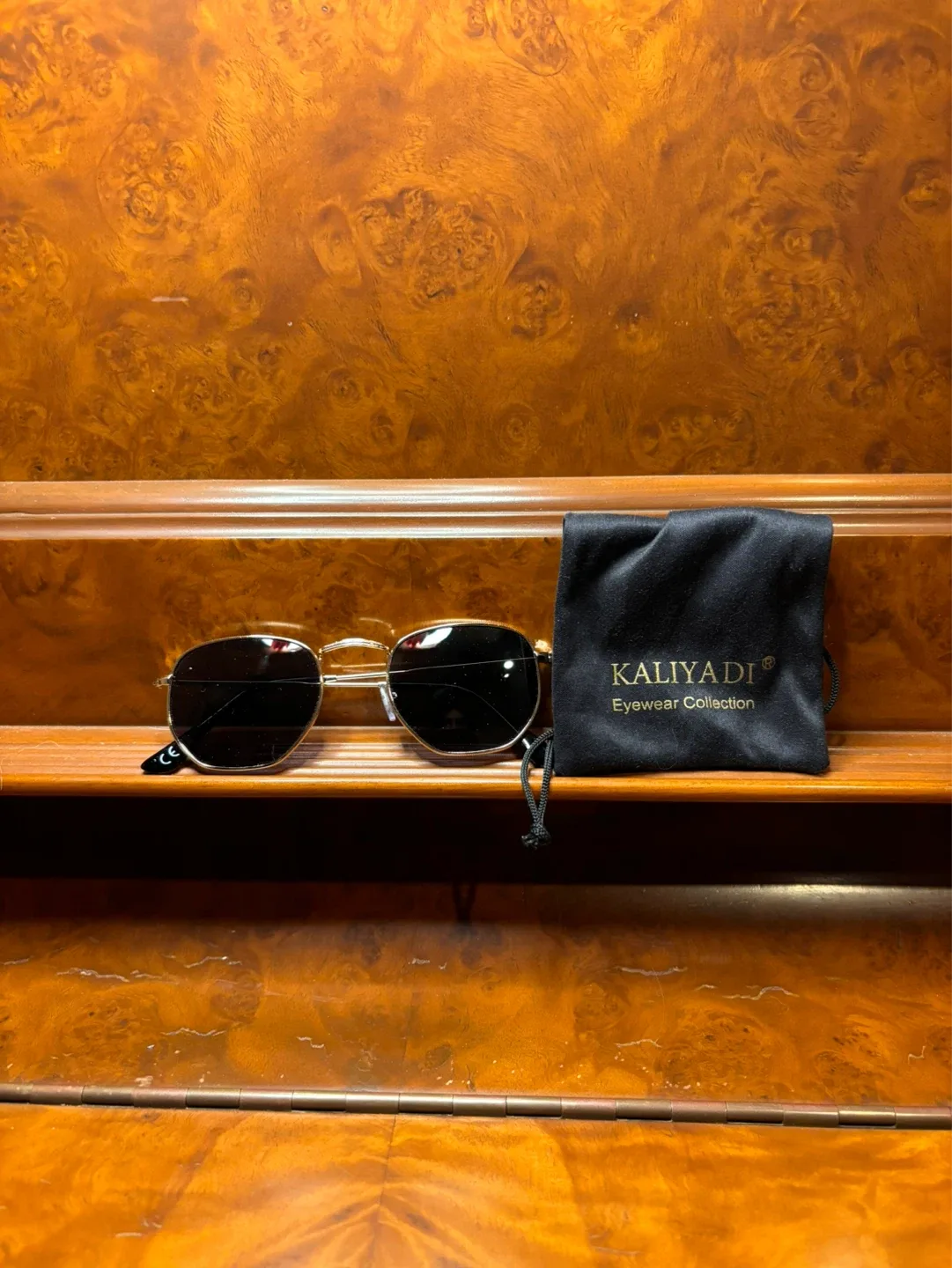 Brand New KALIYADI Geometric Sunglasses – w/ pouch