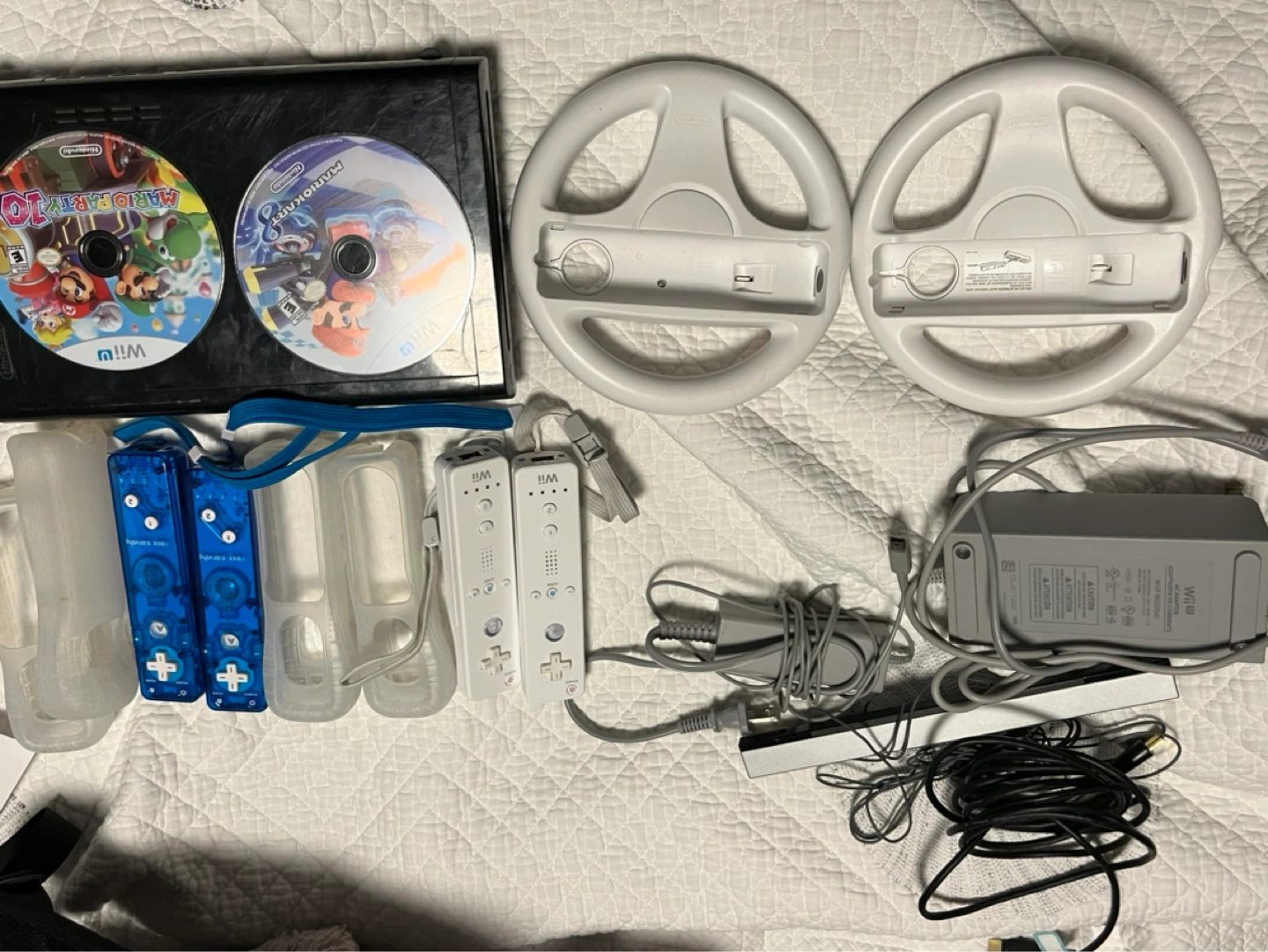 Nintendo Wii U Console Bundle with Mario Kart 8 & Mario Party 10