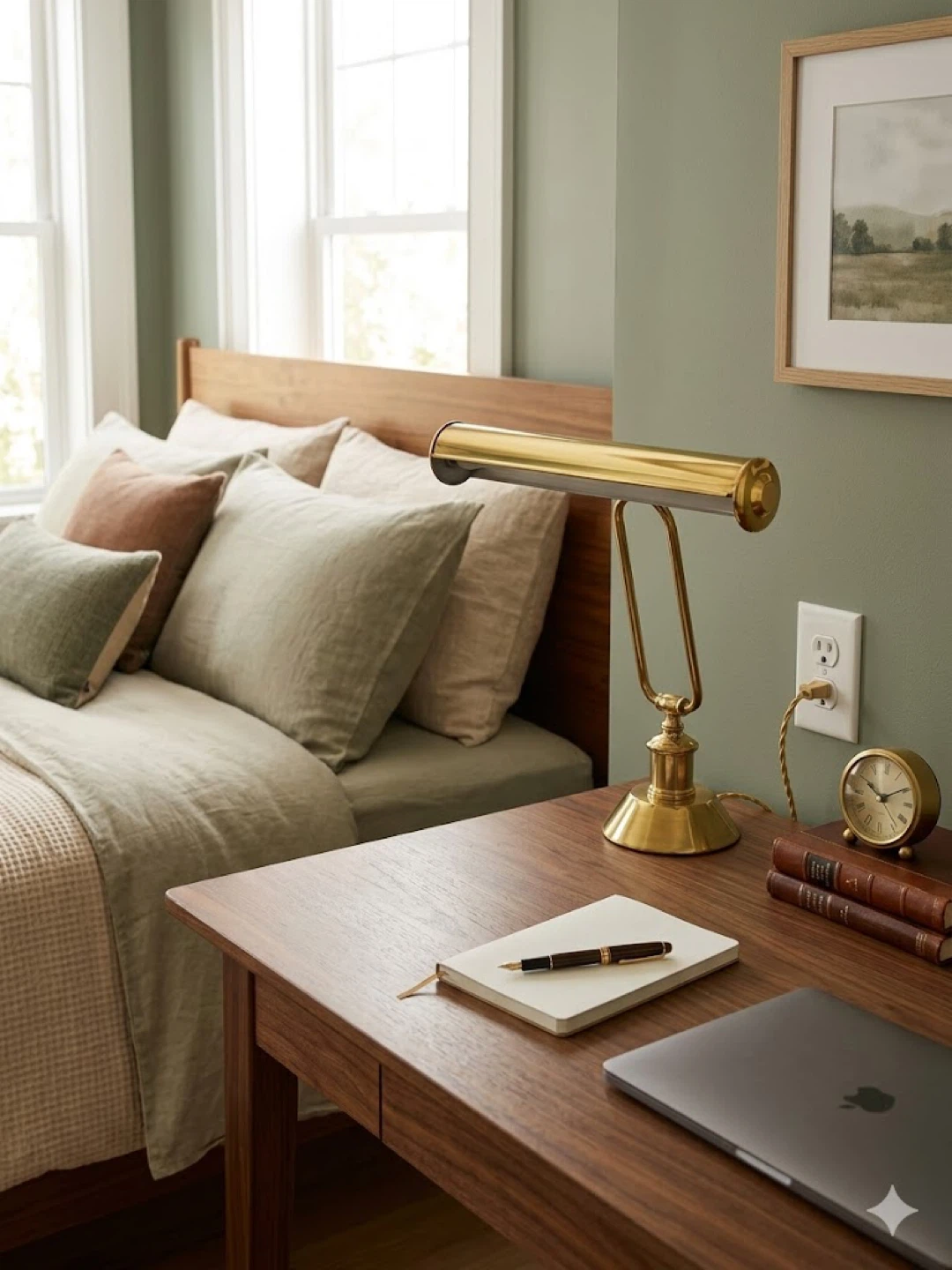 Brass Pharmacy/Banker Style Desk Lamp