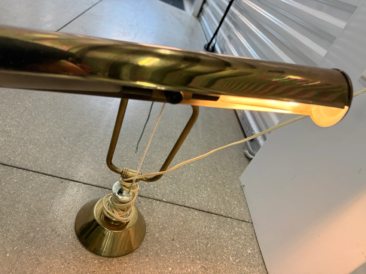 Brass Pharmacy/Banker Style Desk Lamp - photo 3