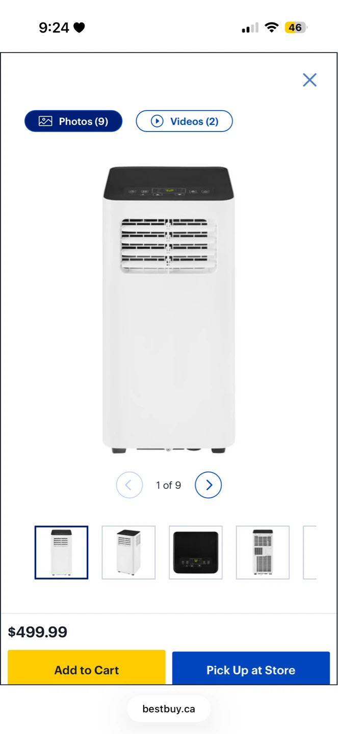 Insignia Portable Air Conditioner - photo 3