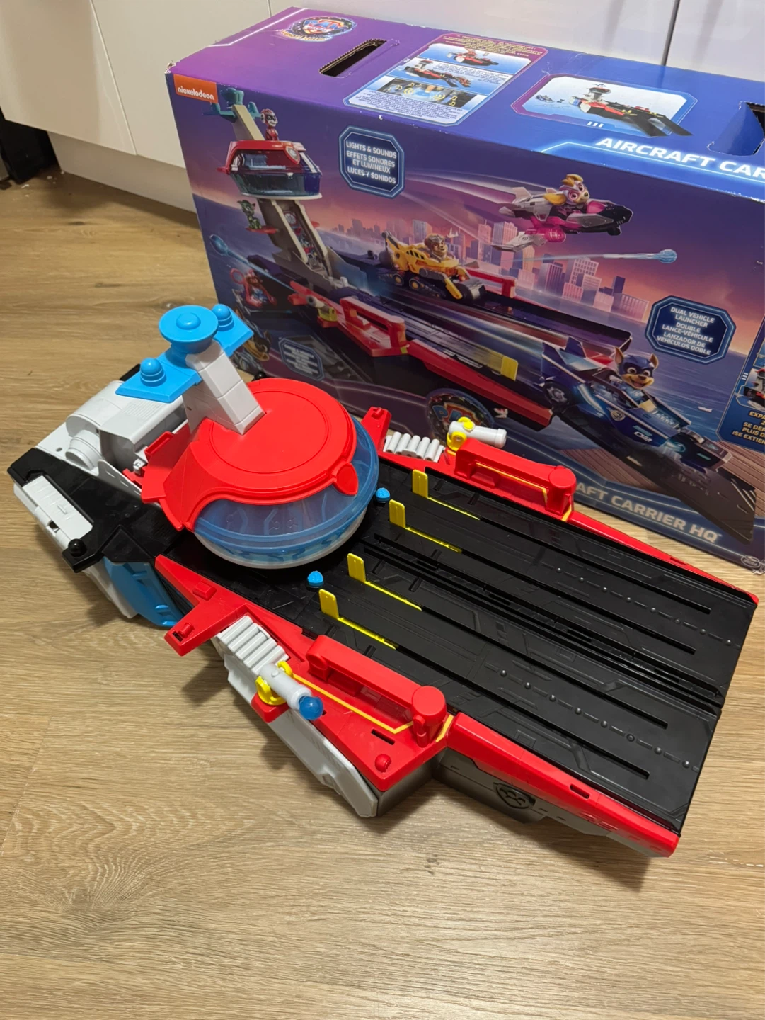 Paw Patrol HQ Aircraft Carrier with Box