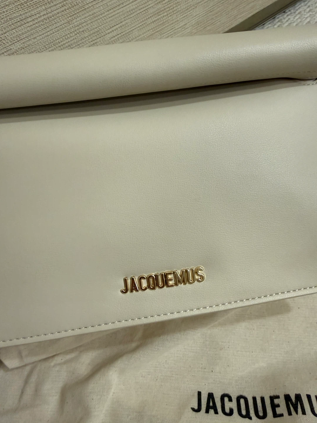Jacquemus Rond Carre Ivory Clutch - photo 2