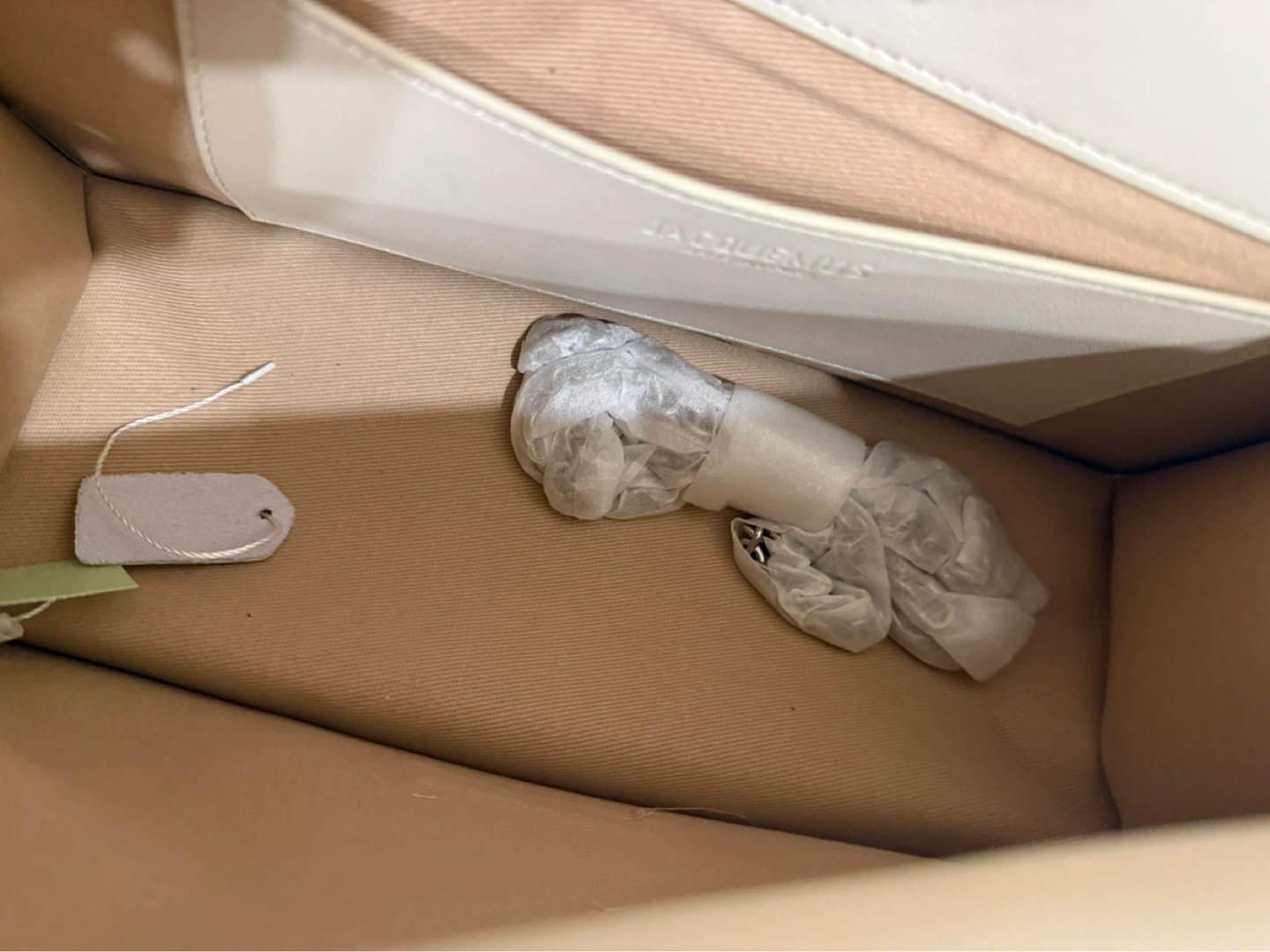 Jacquemus Rond Carre Ivory Clutch - photo 4