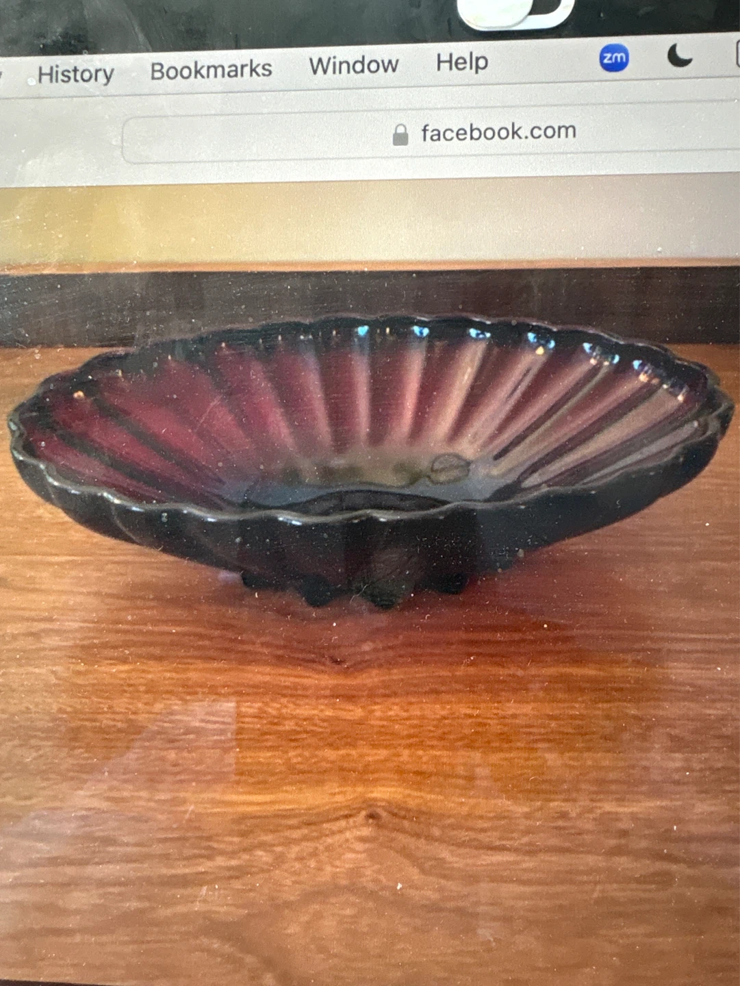 Vintage Anchor Hocking large Glass Scalloped Dish - photo 2