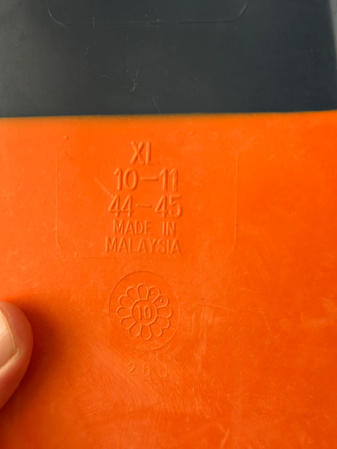 Speedo Swim Fins XL Orange/Navy - photo 4