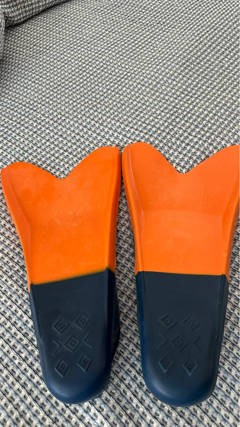 Speedo Swim Fins XL Orange/Navy - photo 2