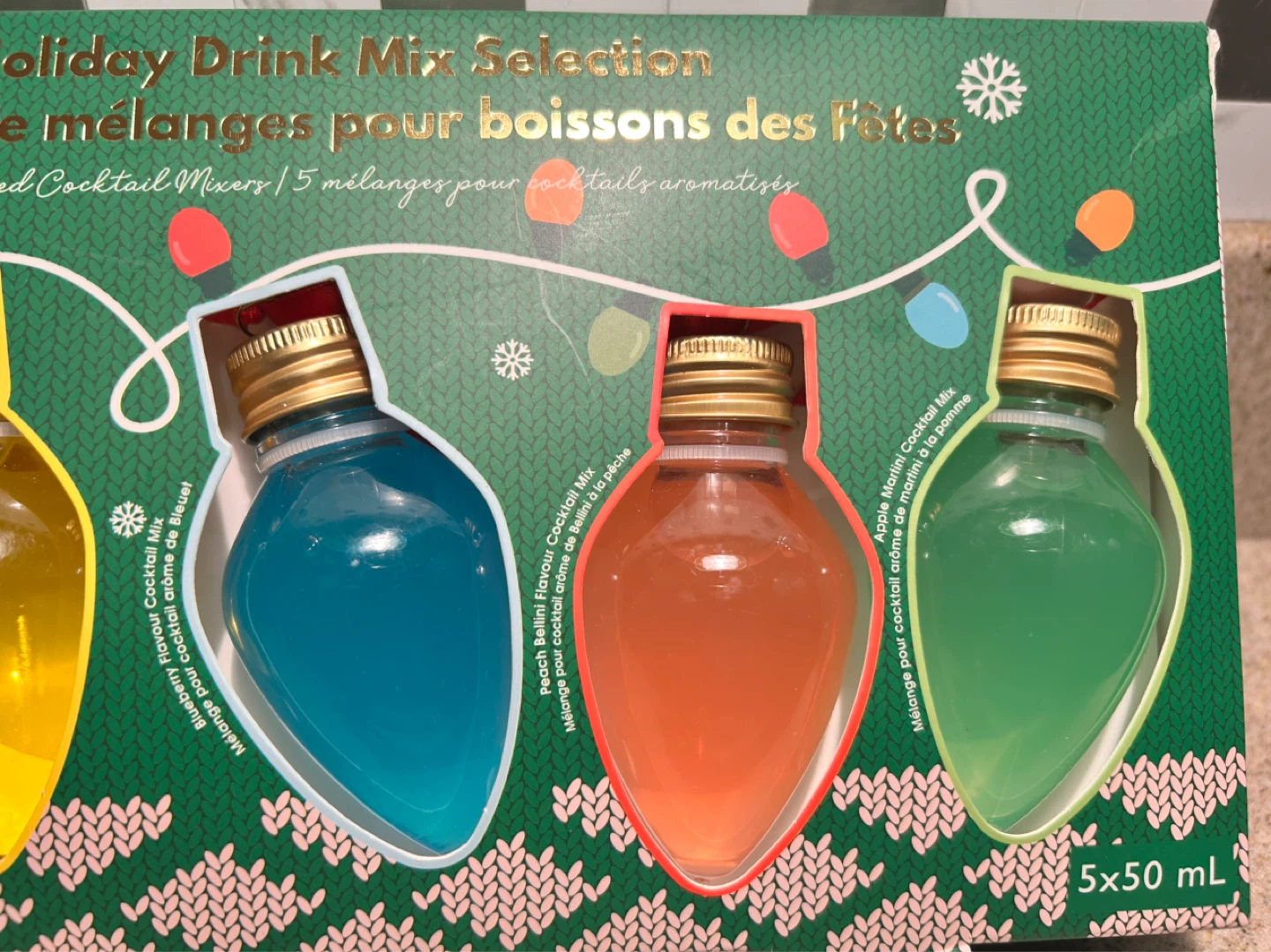 Holiday Drink Mix Selection 5 Flavoured Cocktail Mixers - photo 2