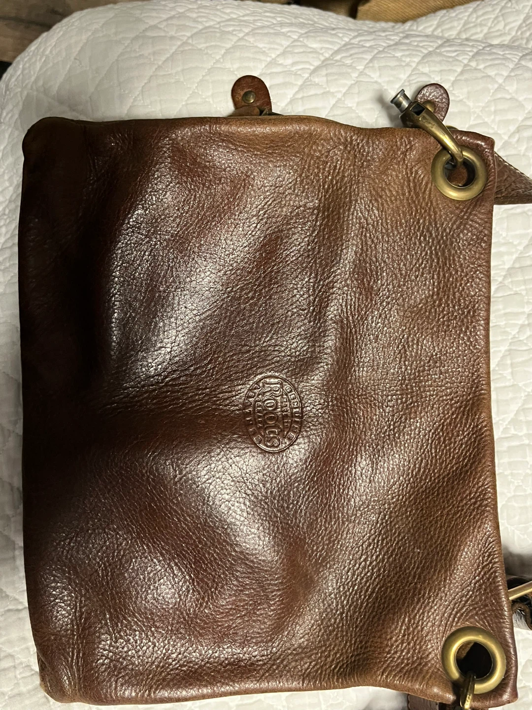 Vintage Roots Brown Leather Messenger Bag - photo 2
