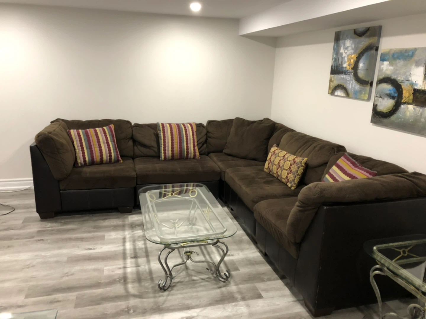 2br basement furnished apartment