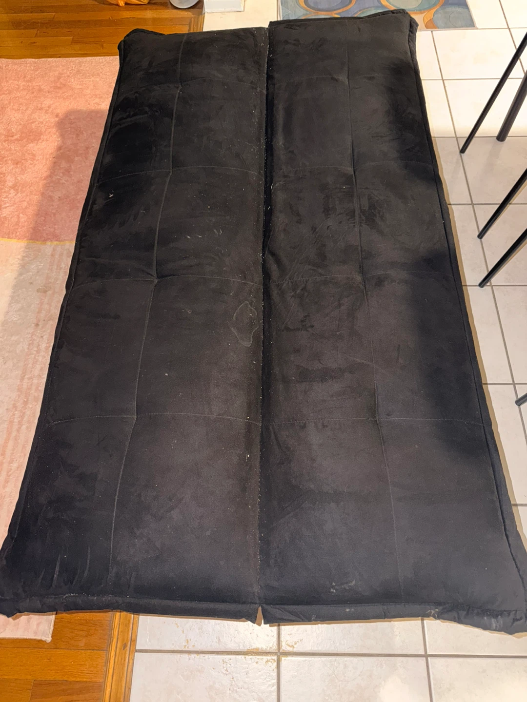 Black Futon Sofa Bed - photo 3