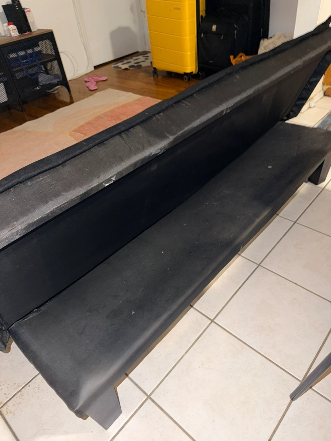 Black Futon Sofa Bed - photo 4