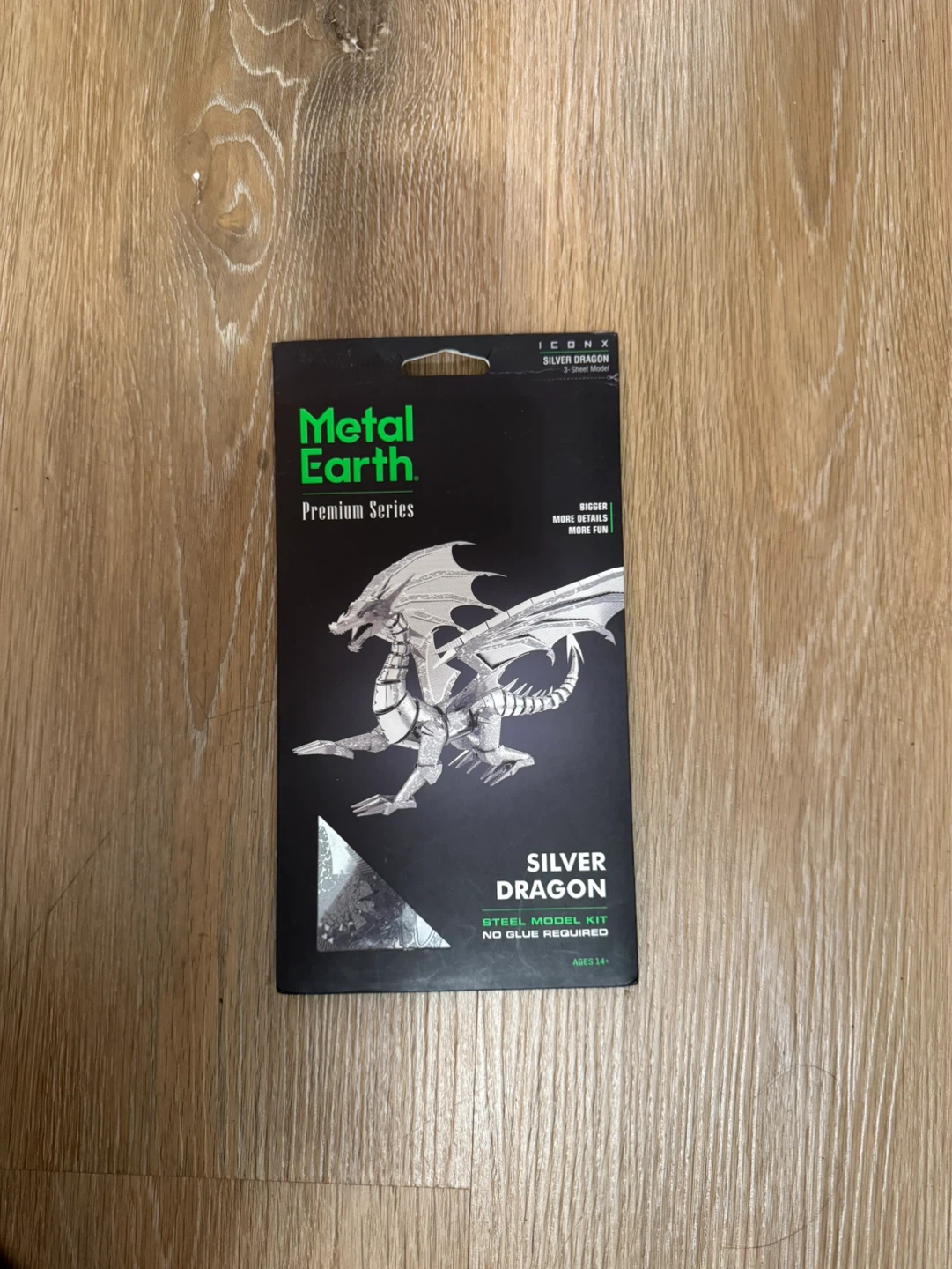 Metal Earth Silver Dragon Premium Series