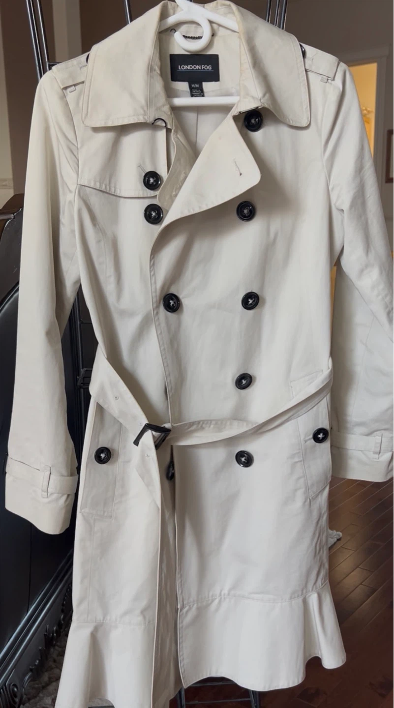 London Fog Beige Double-Breasted Trench Coat M/M - photo 2