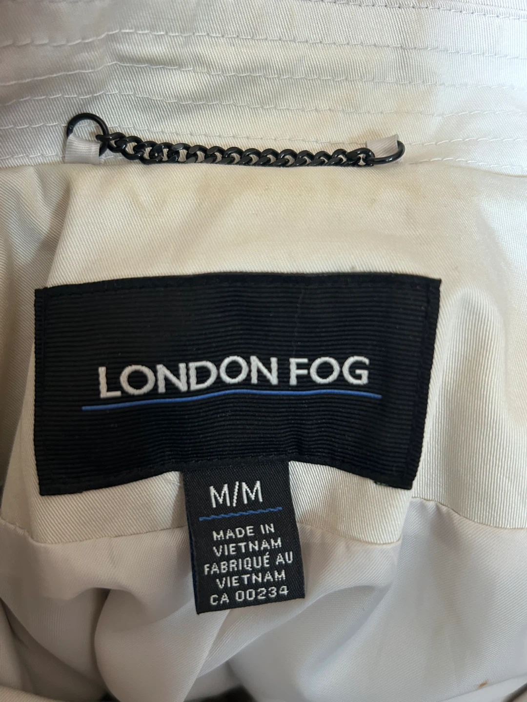 London Fog Beige Double-Breasted Trench Coat M/M - photo 3