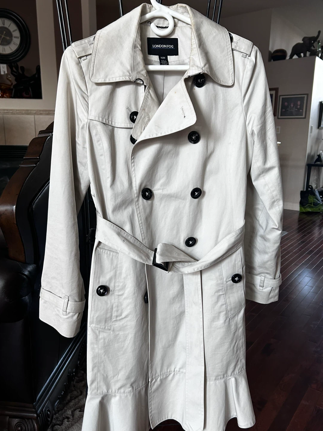 London Fog Beige Double-Breasted Trench Coat M/M - photo 4