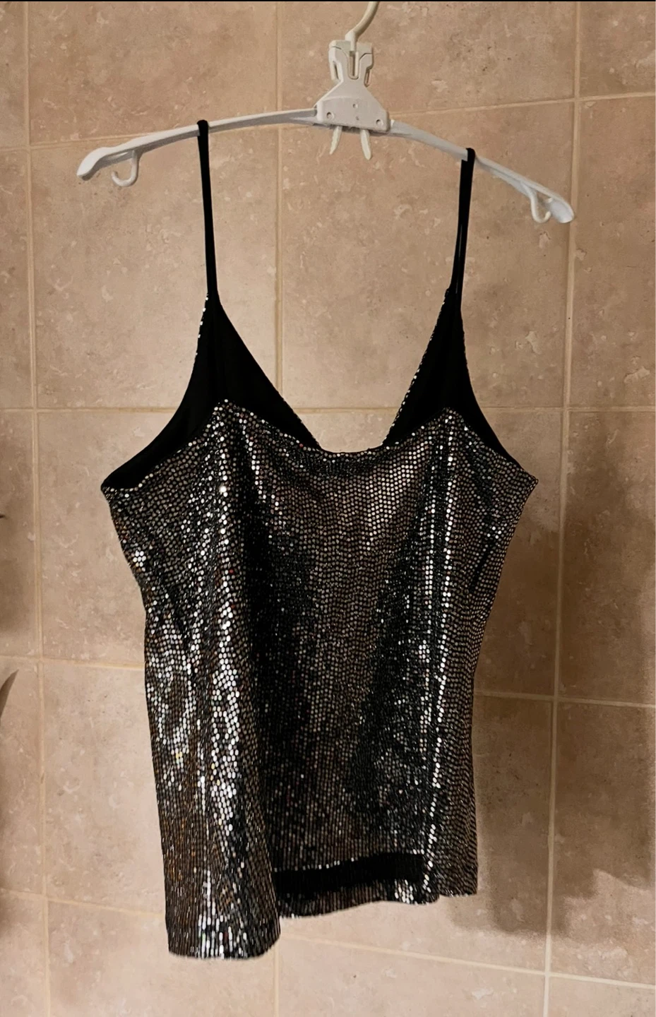 Sparkly Spaghetti Strap Tank Top - photo 2
