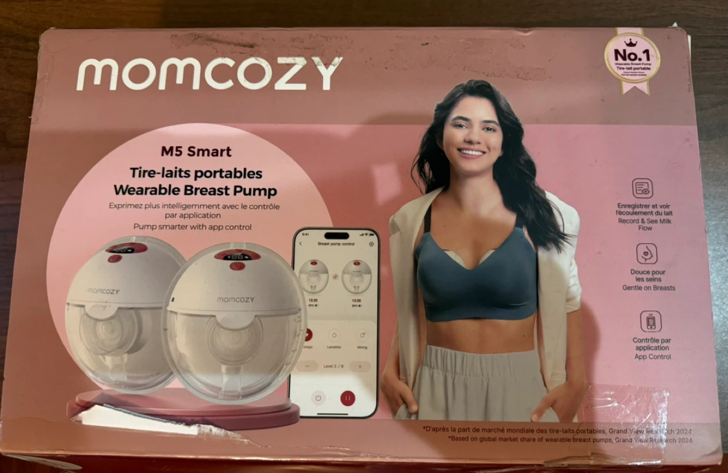 Momcozy M5 Smart Wearable Breast Pump - photo 4