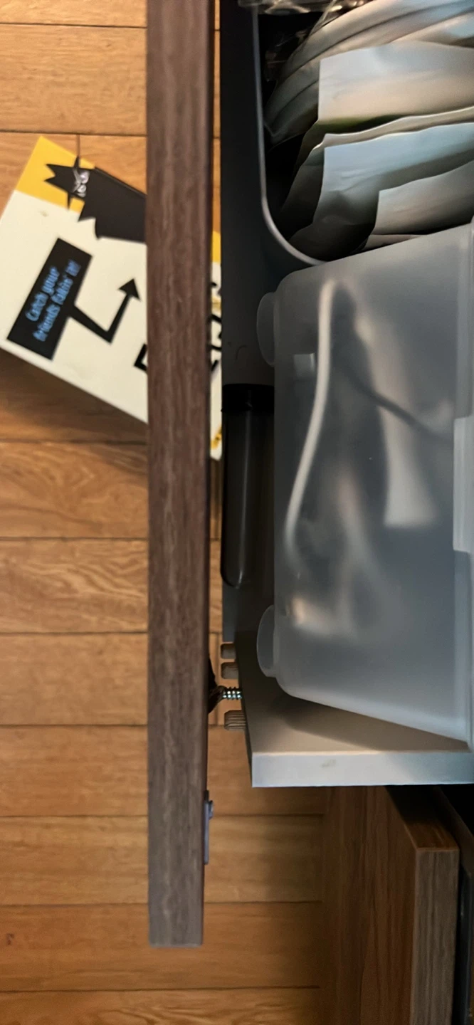 (Drawer face needs repair) Wooden TV Stand - photo 2