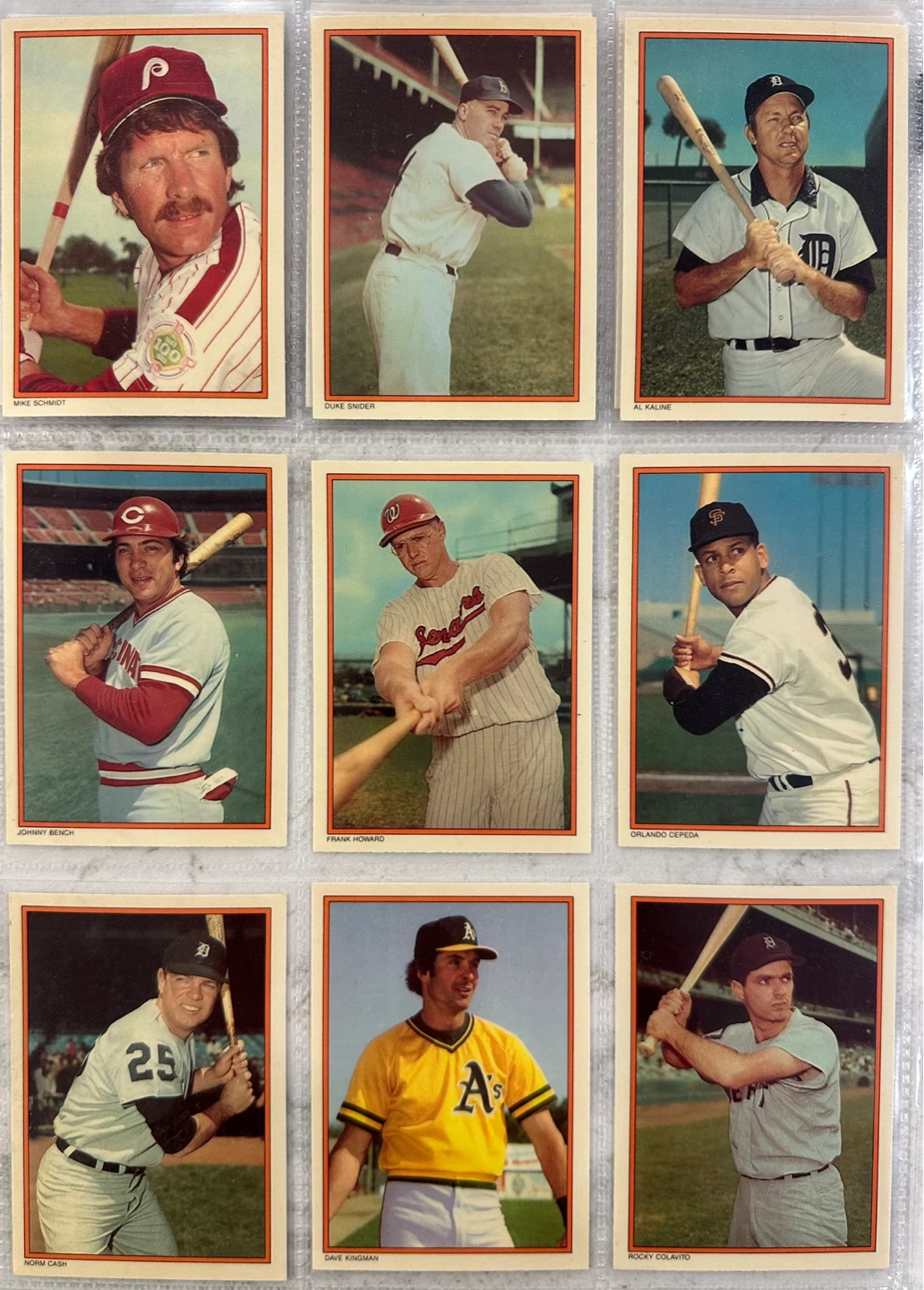 1985 Topps/Circle K Promo. Baseball Home Run Kings Baseball Set - photo 5