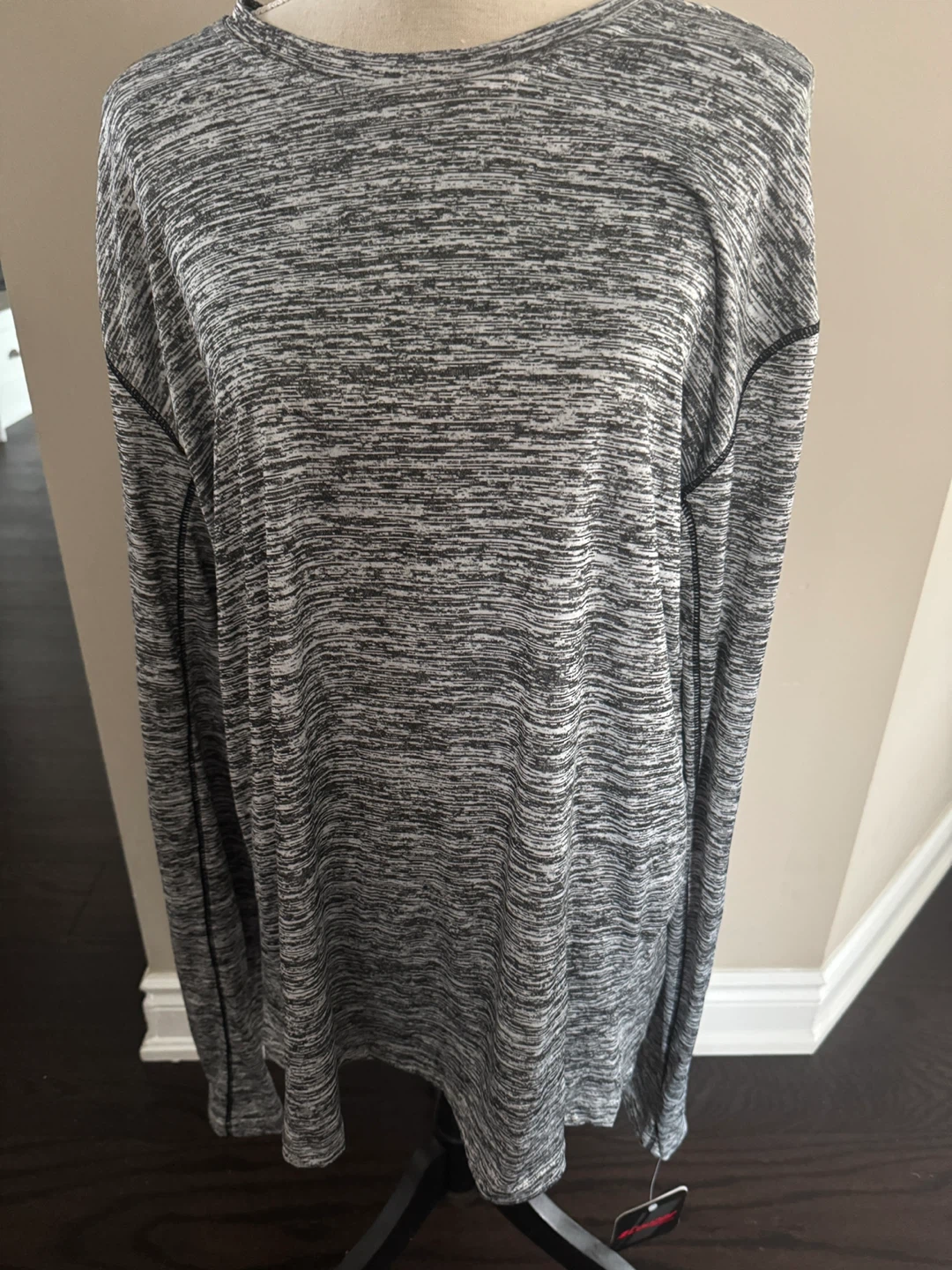Cougar Sport Long Sleeve Athletic Shirt XL Grey