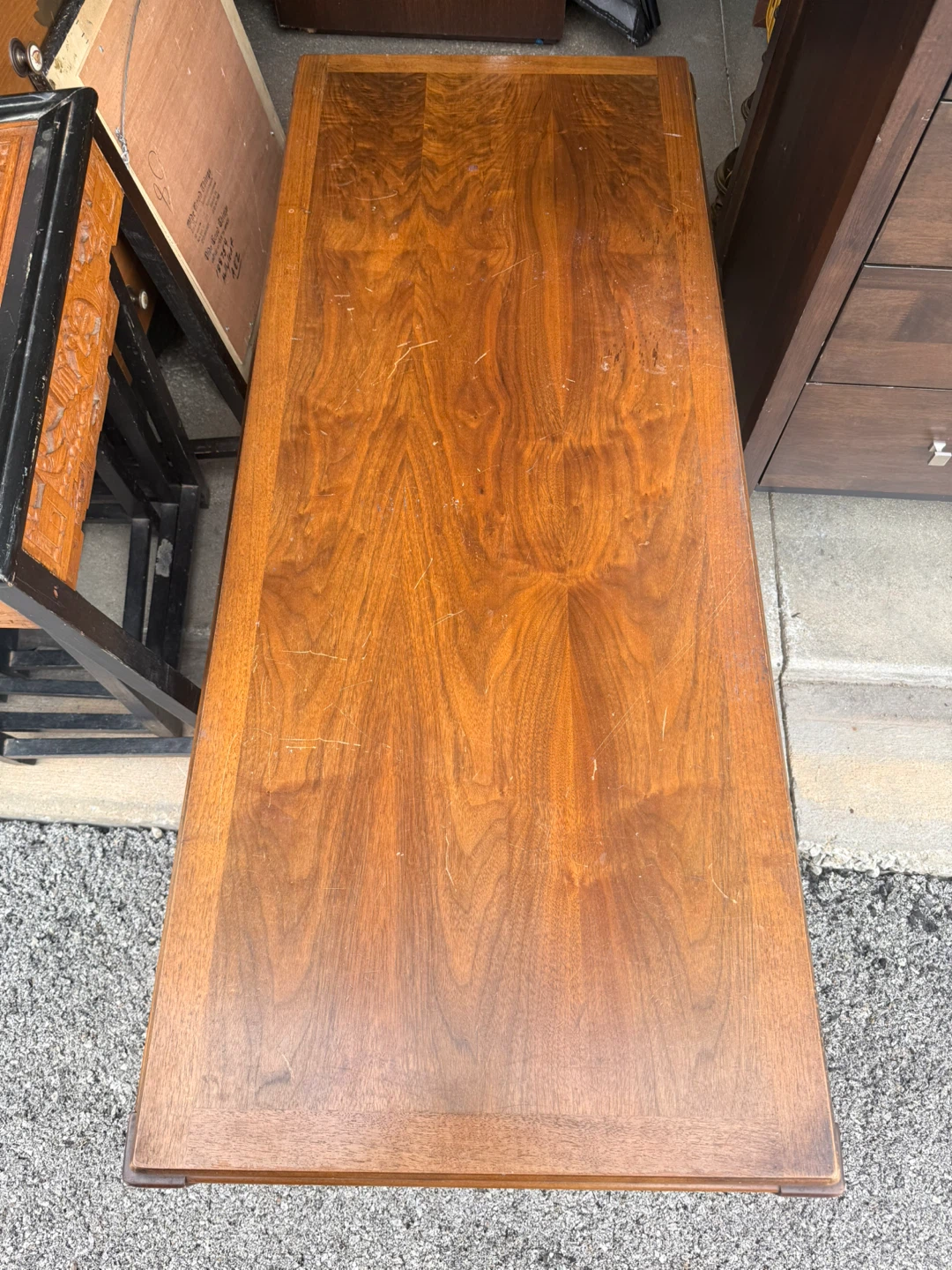 Lane Walnut Solid Wood Coffee Table
