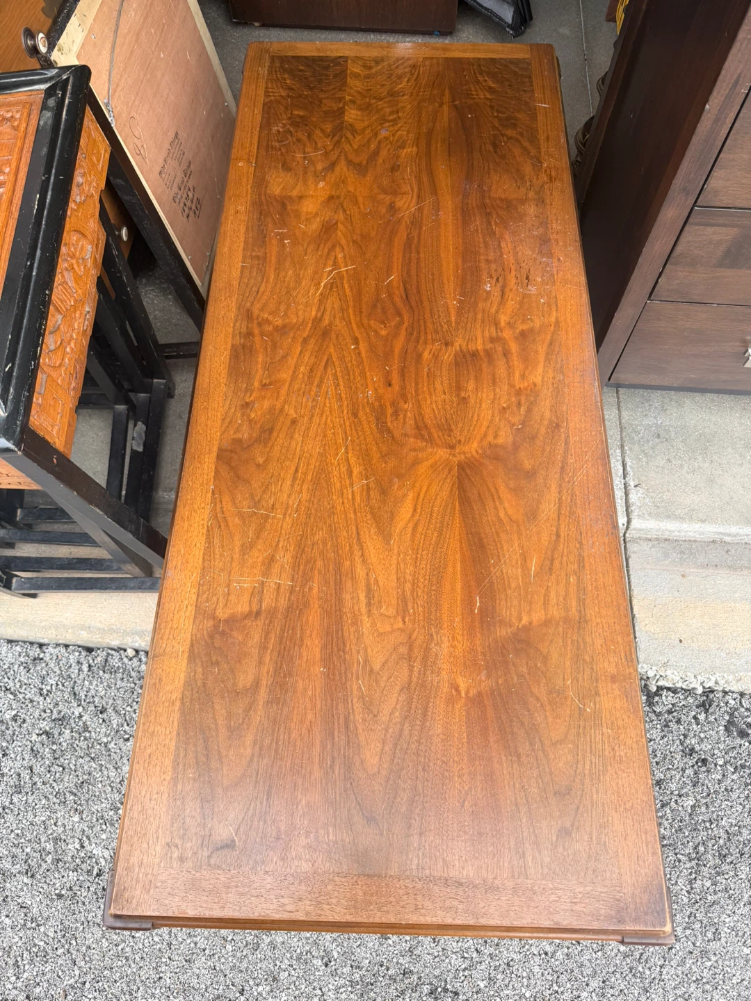 Lane Walnut Solid Wood Coffee Table - photo 2
