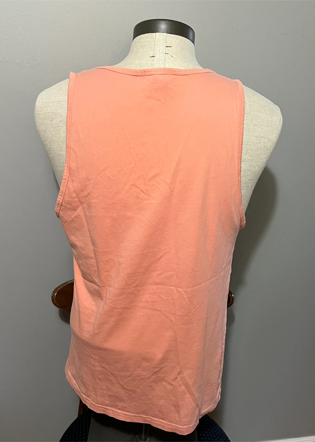 Small size Peach Tank Top with "Worldwide" Graphic - photo 5