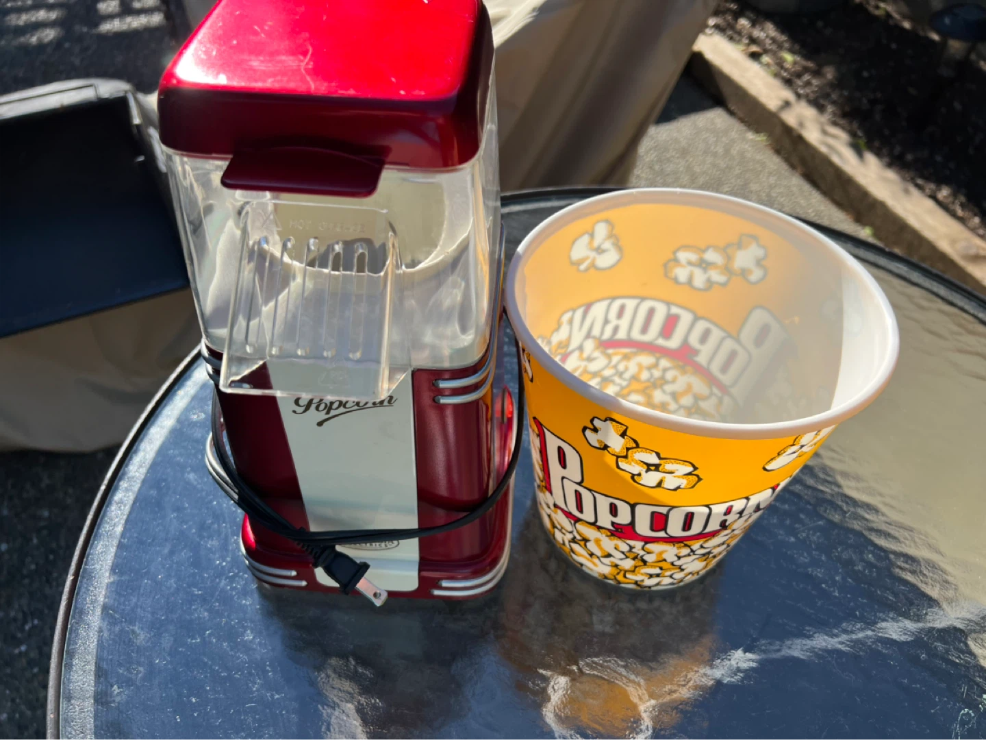 Retro Red Popcorn Maker