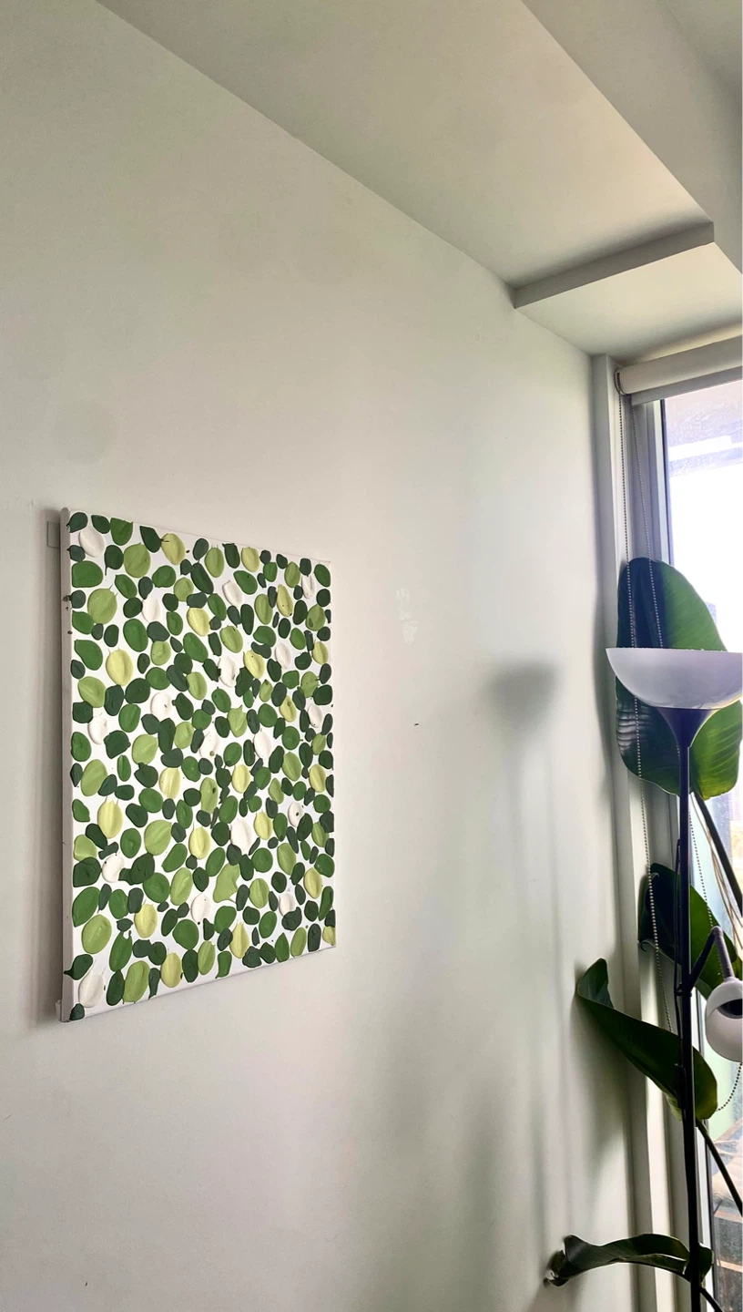 100% Handmade Original Textured Canvas Art (16x20)
