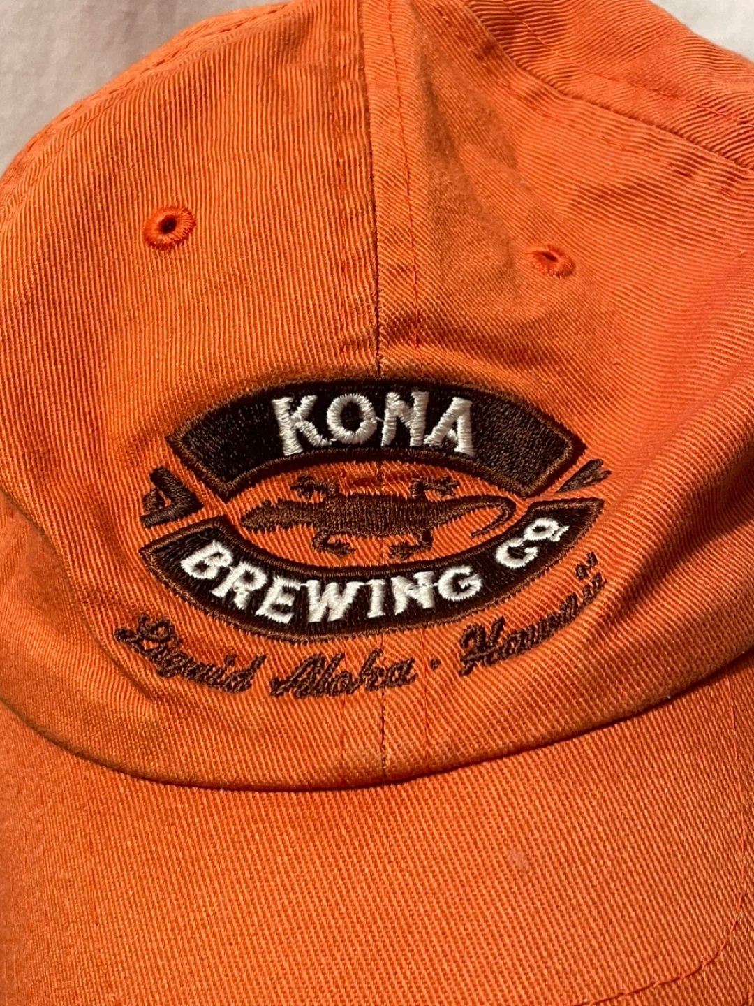 Kona Brewing Co. Orange Baseball Cap