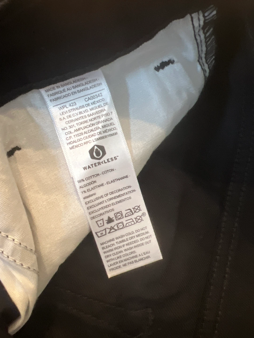 Denizen from Levi's Relaxed Fit Black Jeans W36 L34 - photo 4