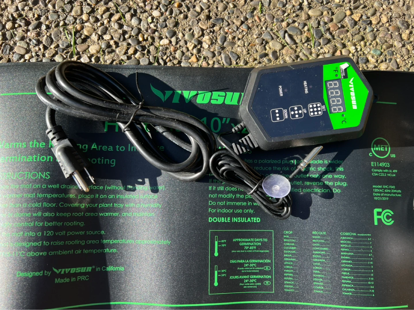 VIVOSUN Heat Mat 10"x20.75" - photo 4