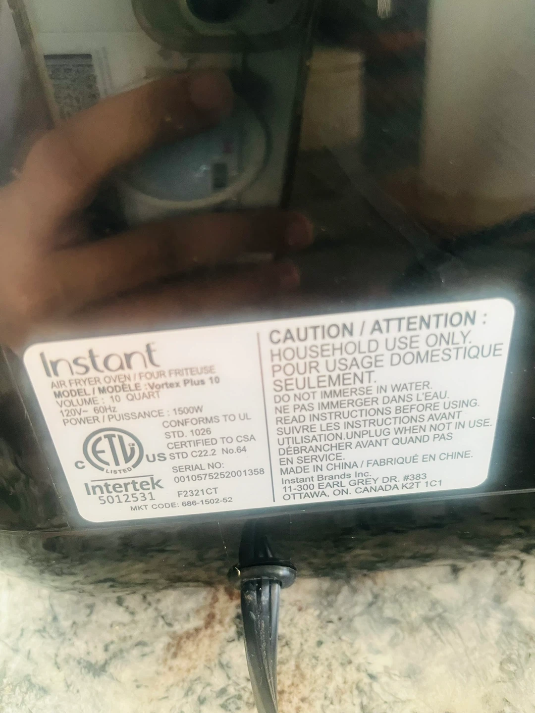 Instant Pot Vortex Plus Airfryer, Toaster, Oven - photo 4