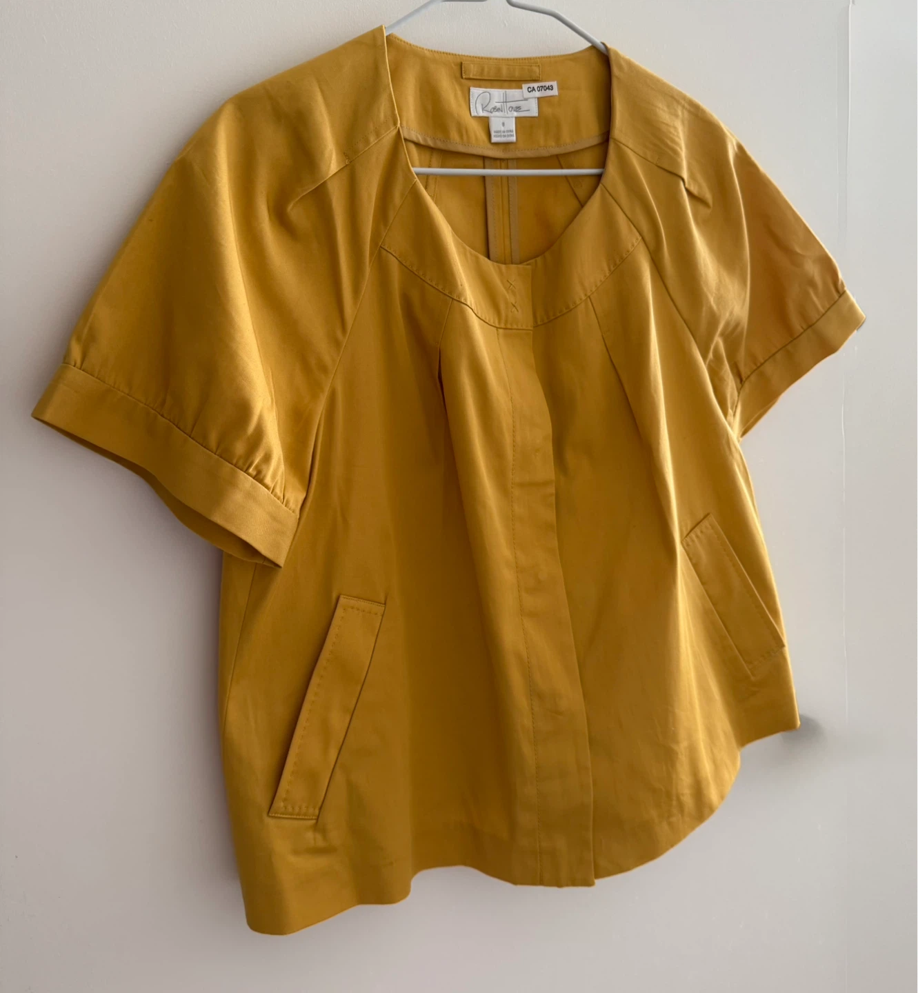 RobinHowe Short Sleeve Top - Mustard Yellow💛💛💛