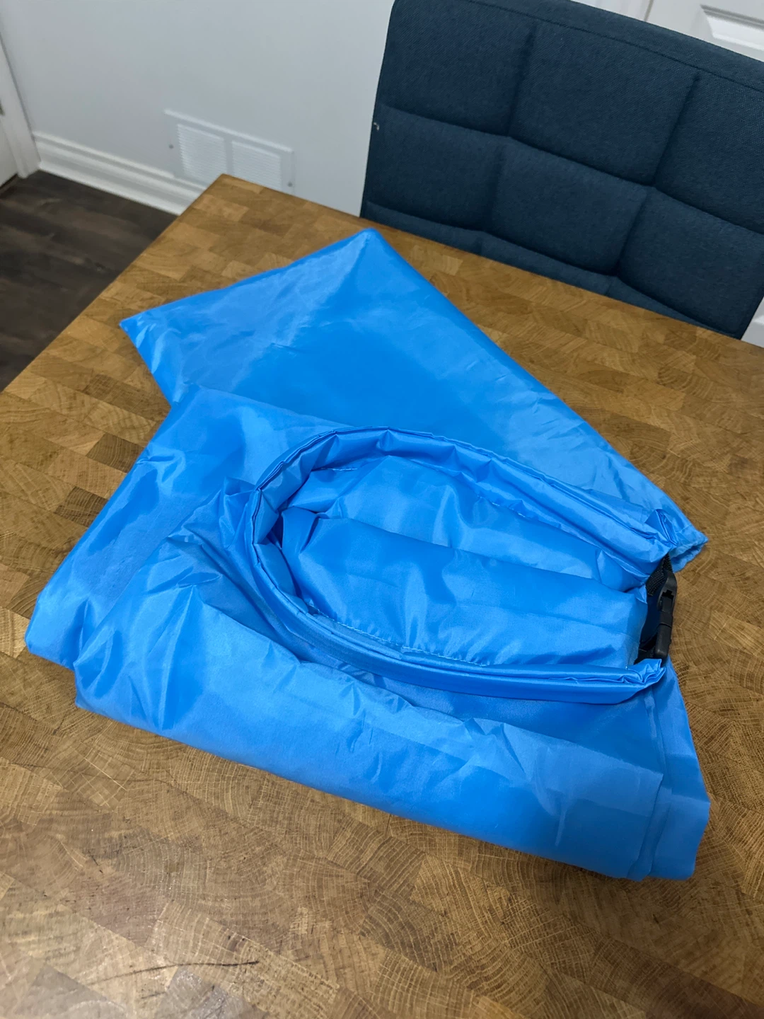 Blue Inflatable Lounger with Carrying Bag - photo 2