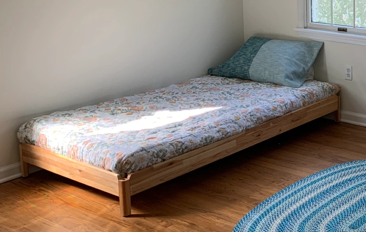 2 x IKEA UTÅKER Stackable Bed Frames - Pine