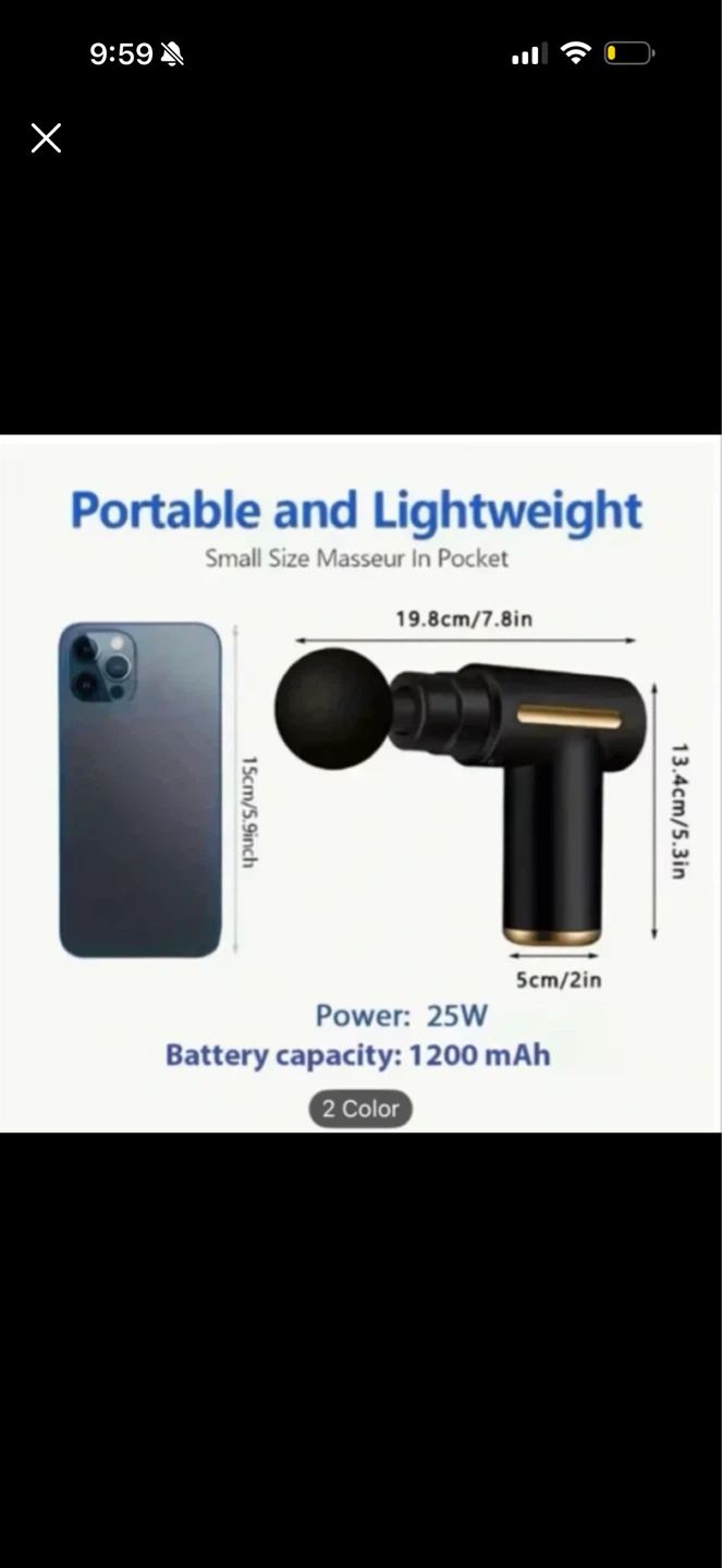 Portable Mini Massage Gun 25W