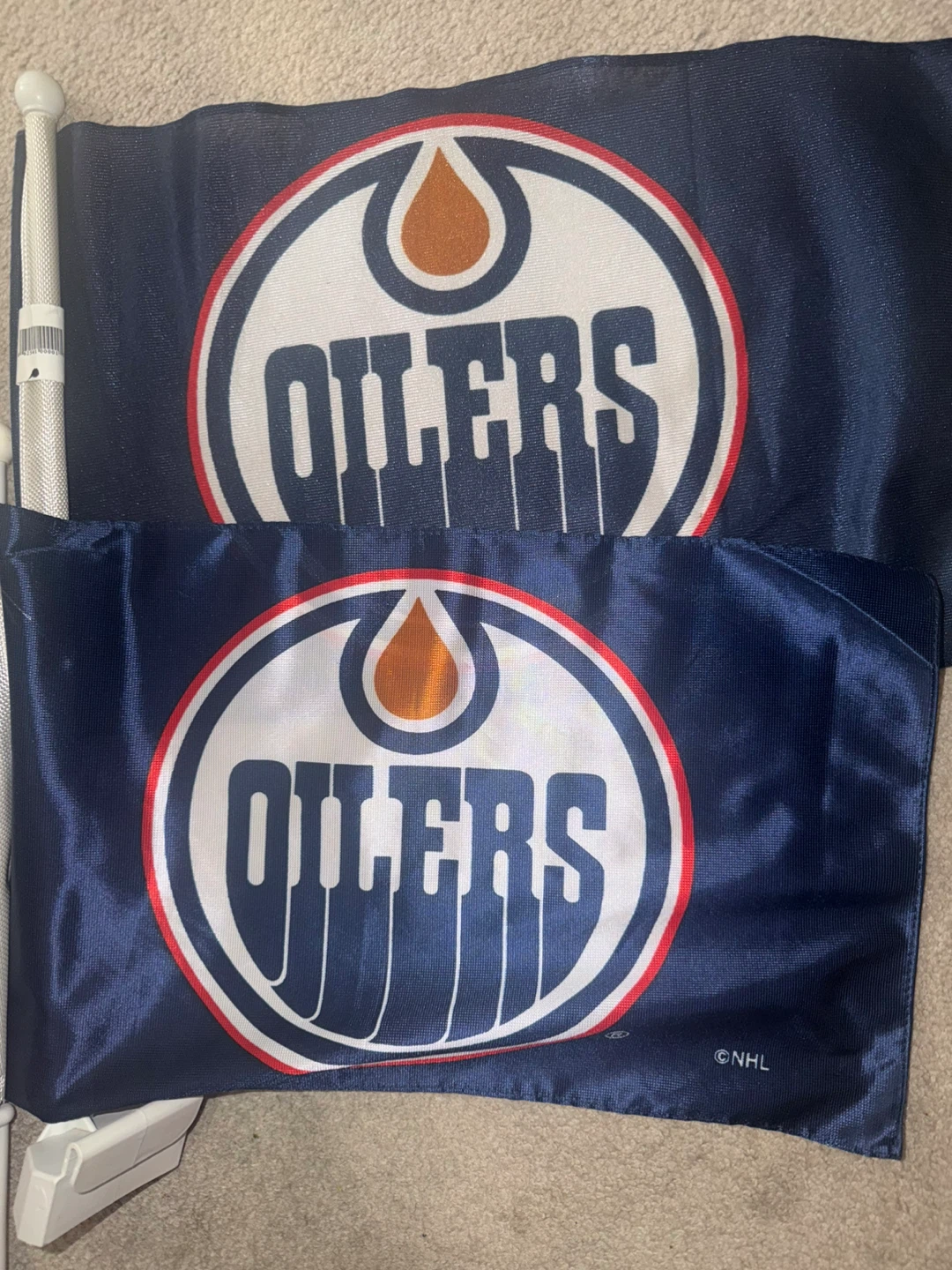 Edmonton Oilers NHL Heavy Duty Car Flag