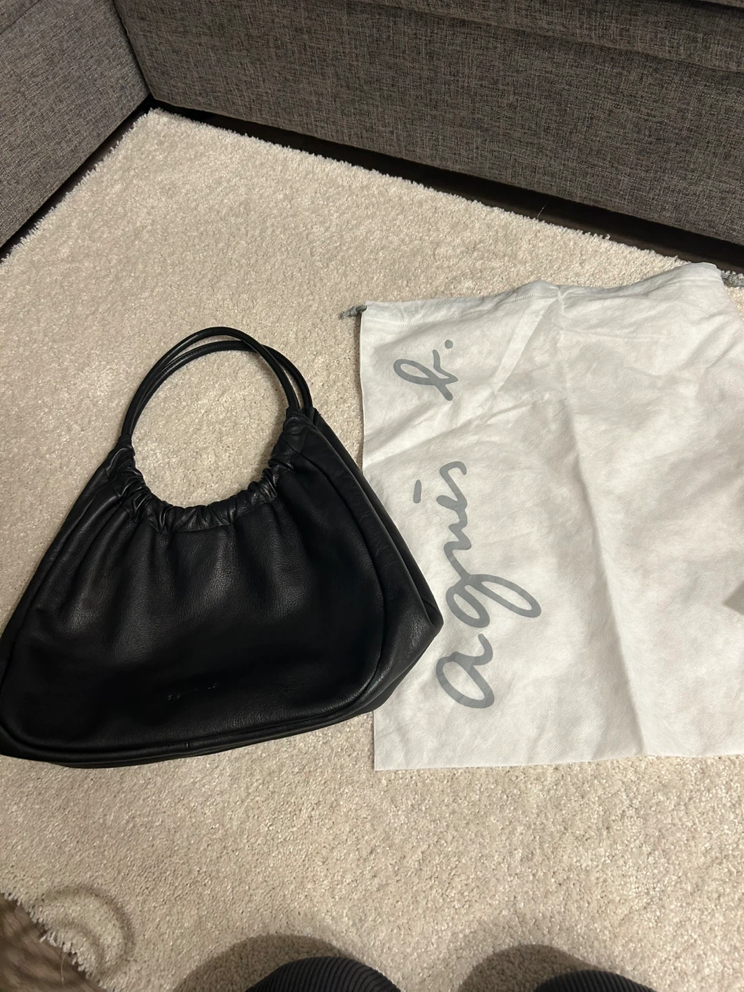 Agnès b. Sheep skin Leather Bag - photo 3