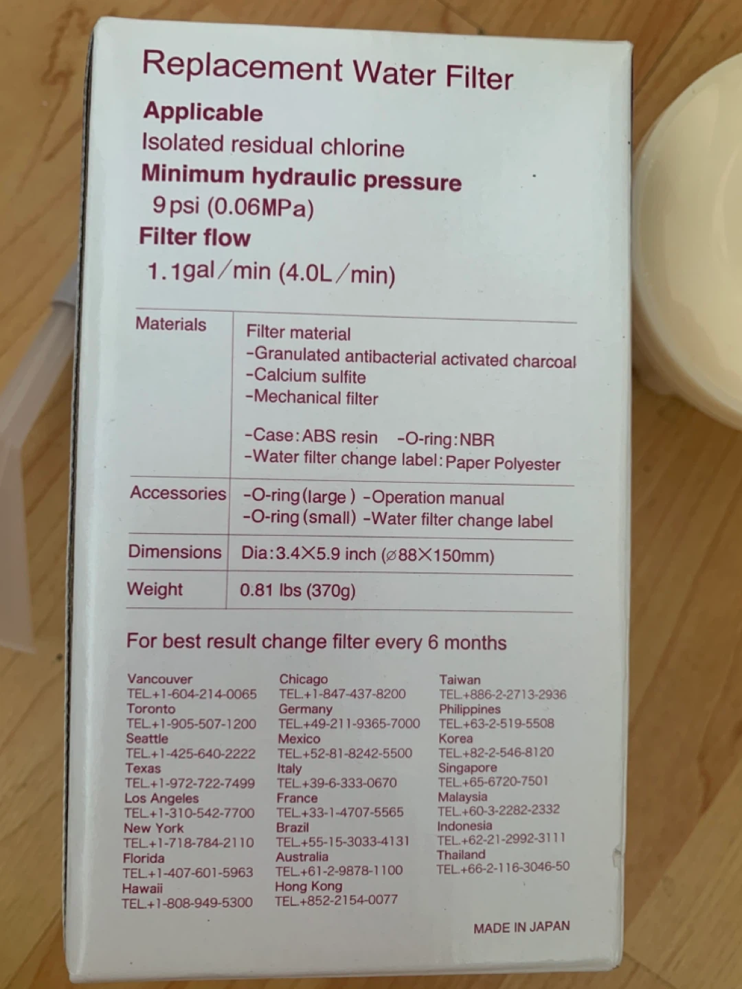 Enagic LeveLuk HG-N Water Filter - photo 4