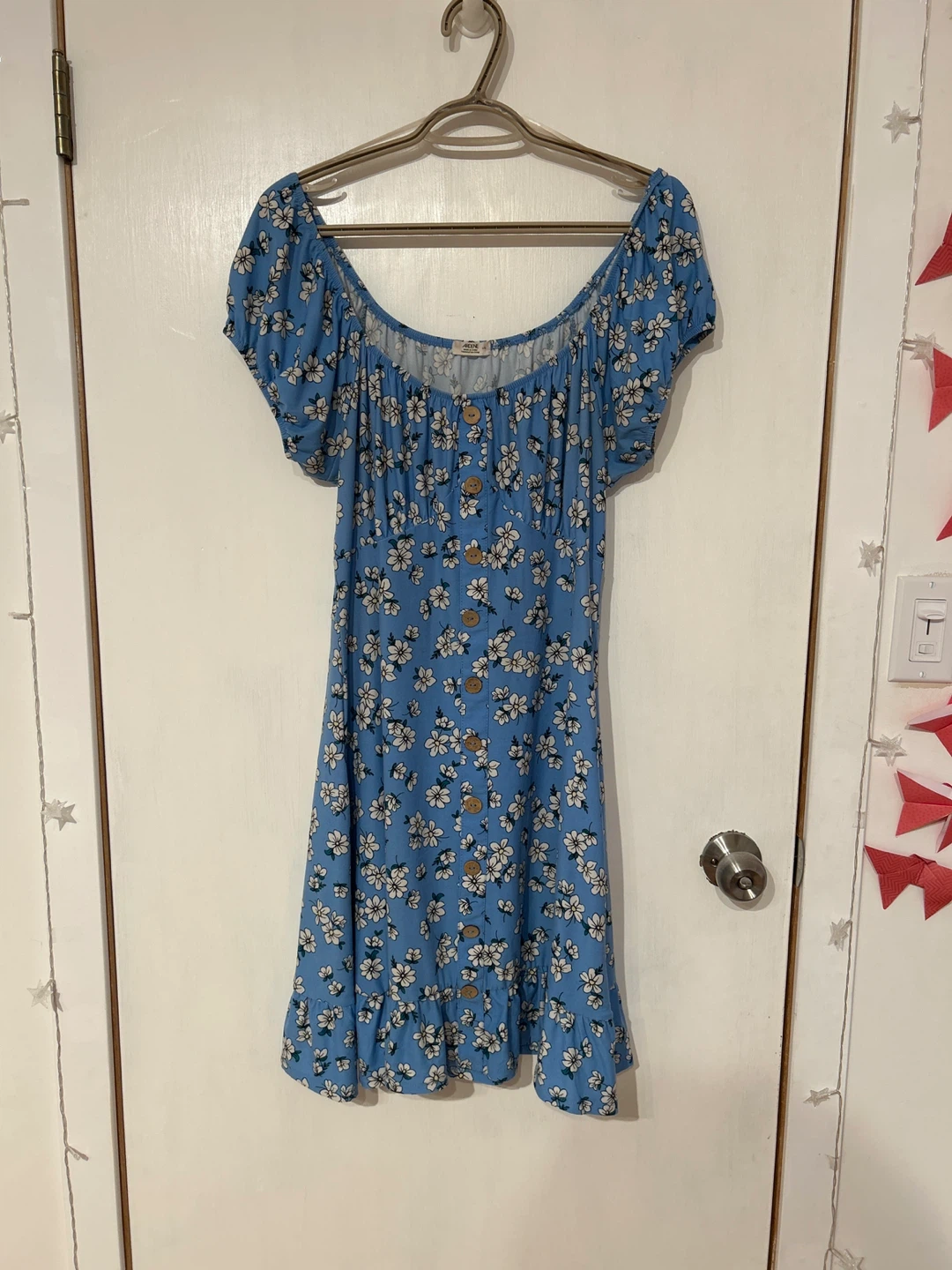 Blue flowery dress - photo 2