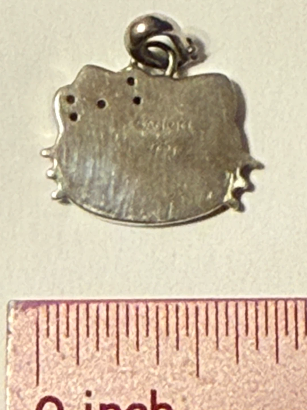Hello Kitty enamel and sterling silver pendant - photo 2