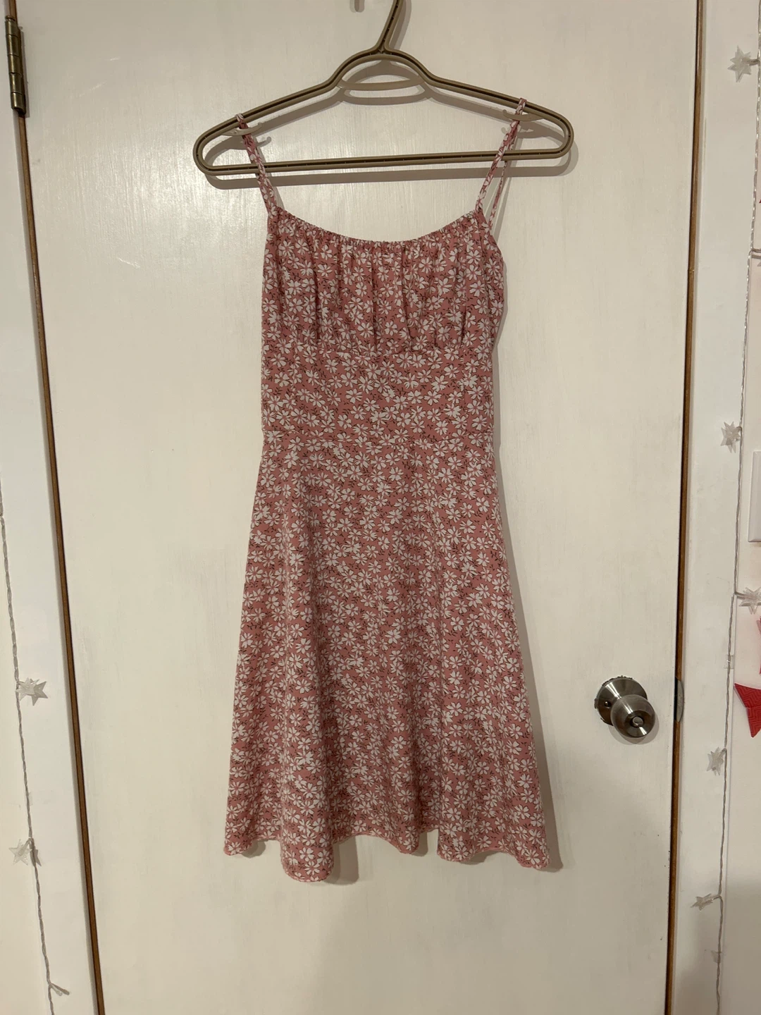 Pink flower dress