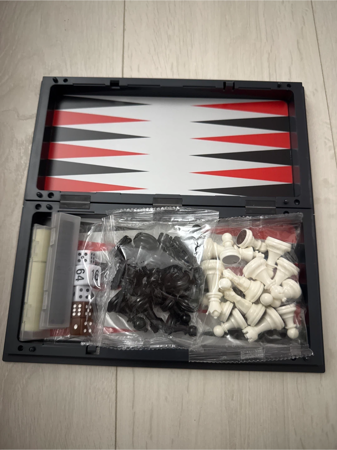 3-in-1 Travel Game Set: Chess, Checkers, Backgammon - photo 2