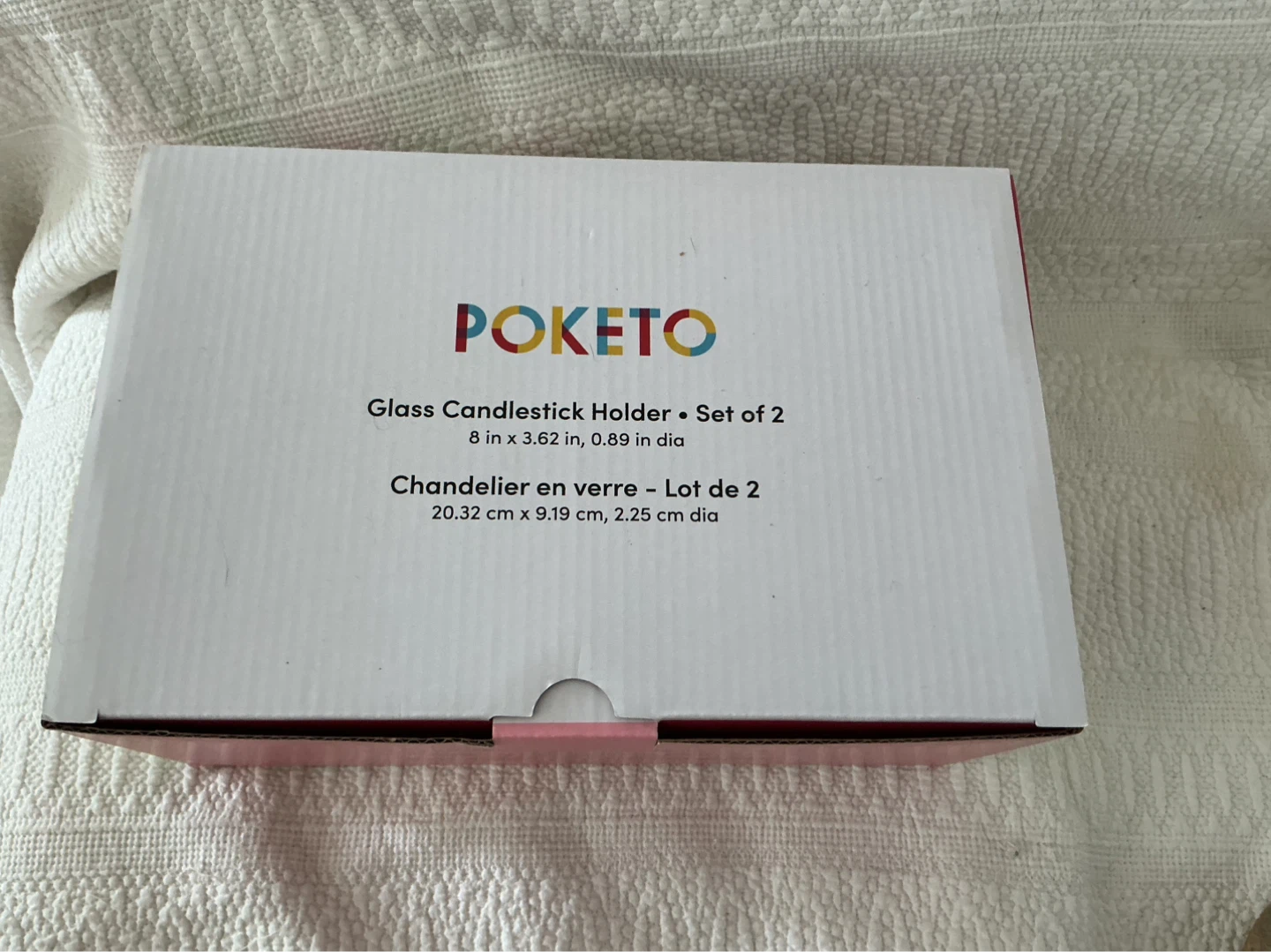 Poketo Green Glass Candlestick Holders (Set of 2) BNIB - photo 4