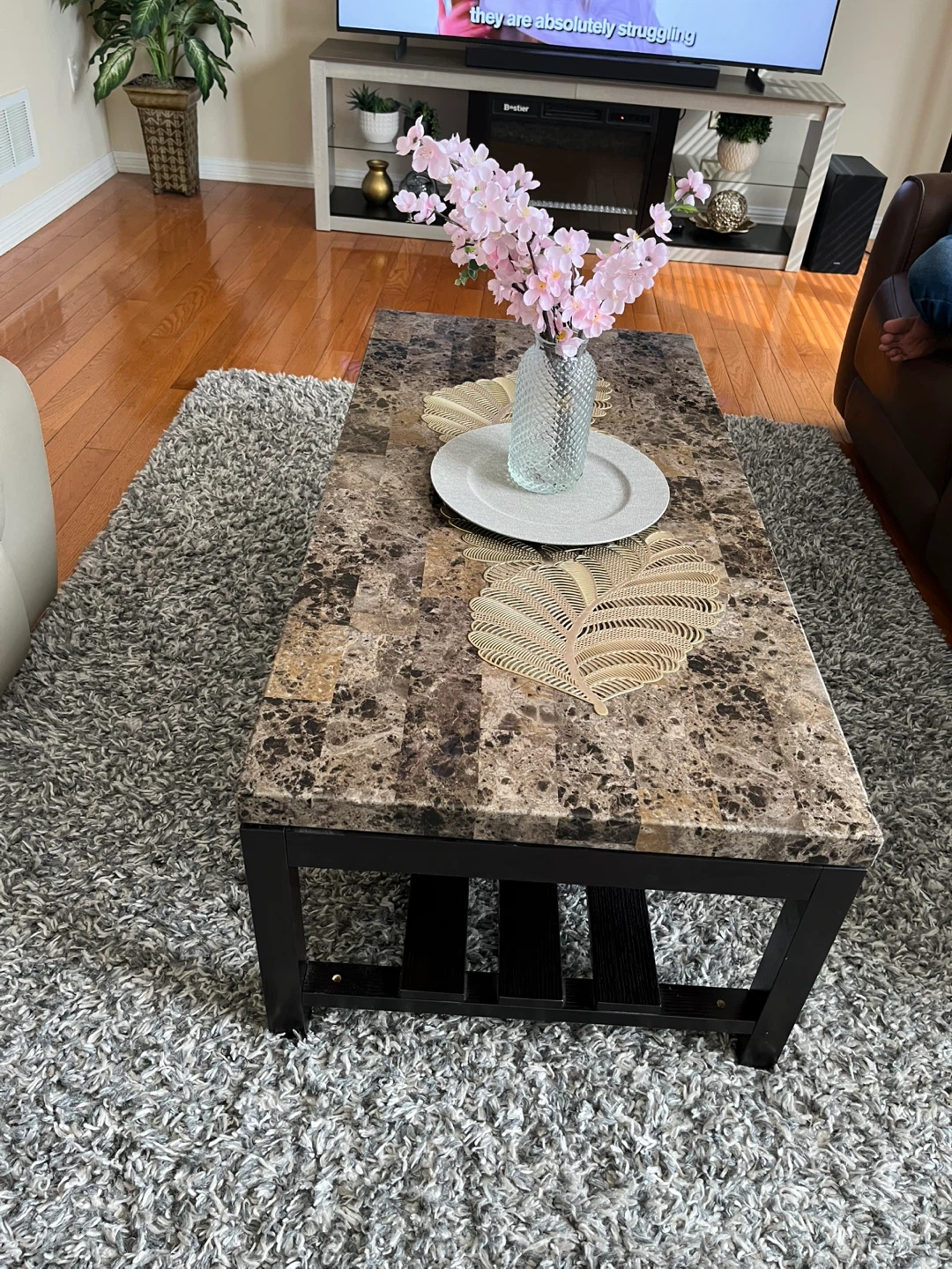 Marble Texture Coffee Table - photo 5