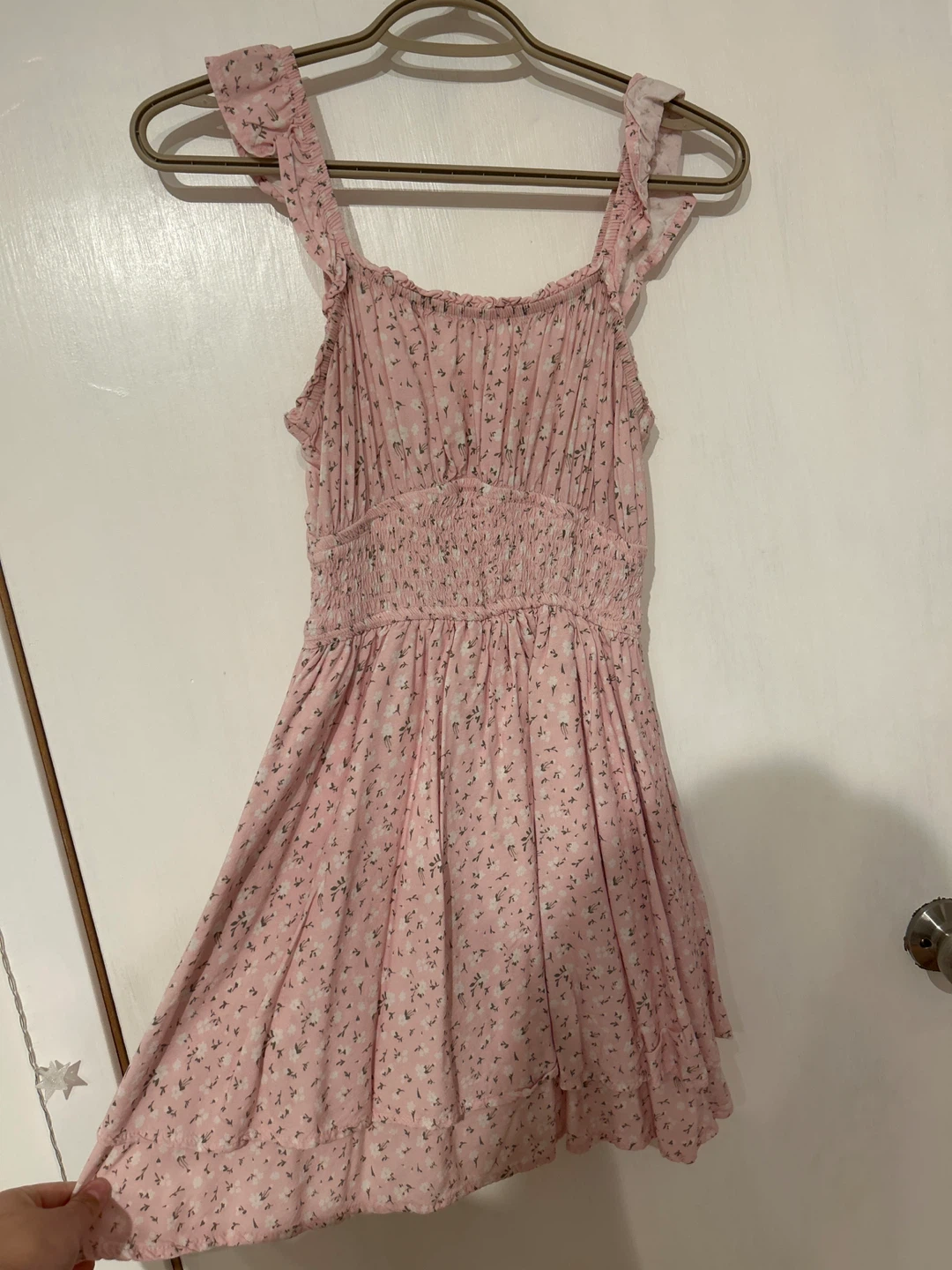 Pink flower dress