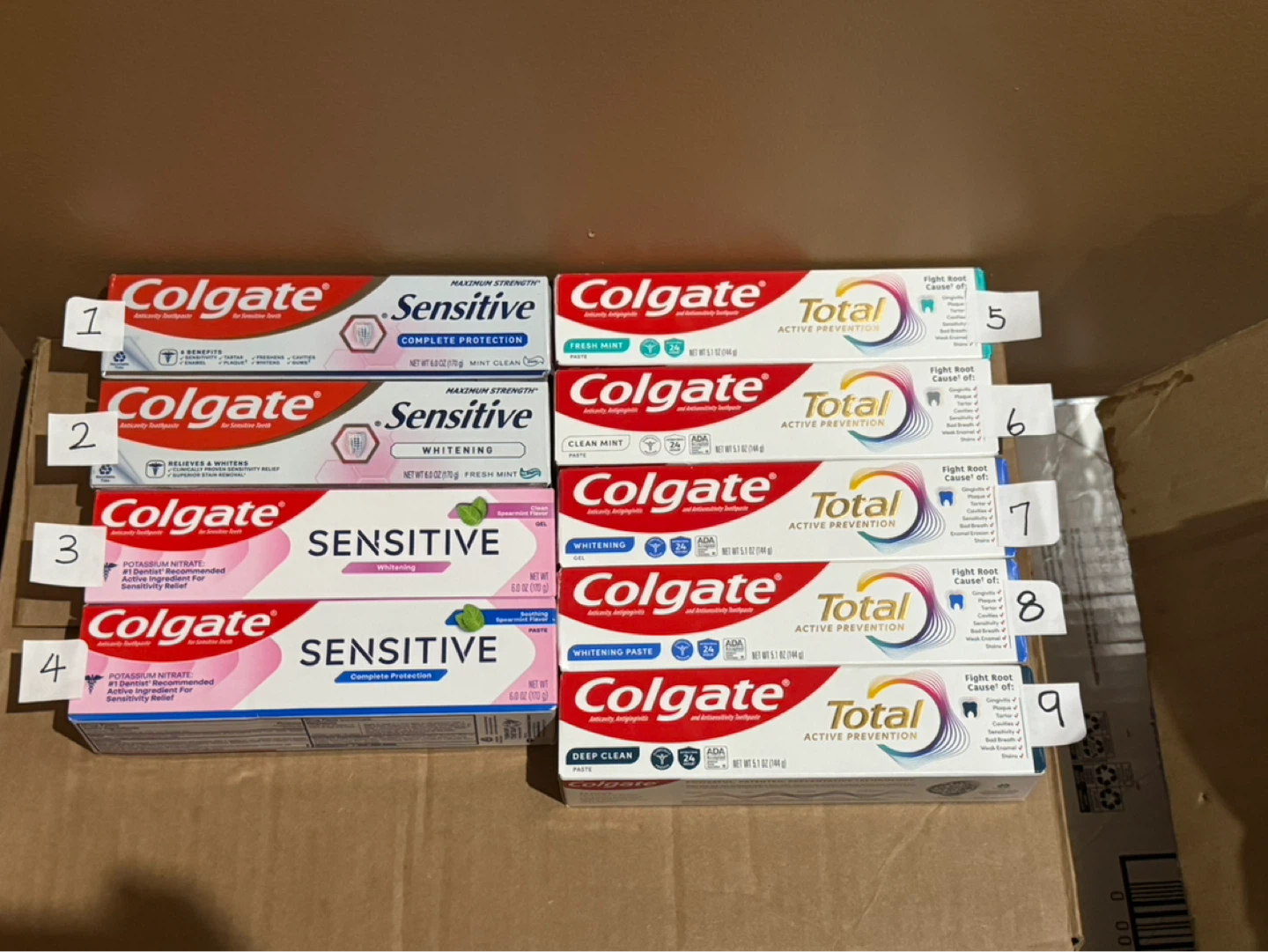 Colgate Sensitive & Colgate Total